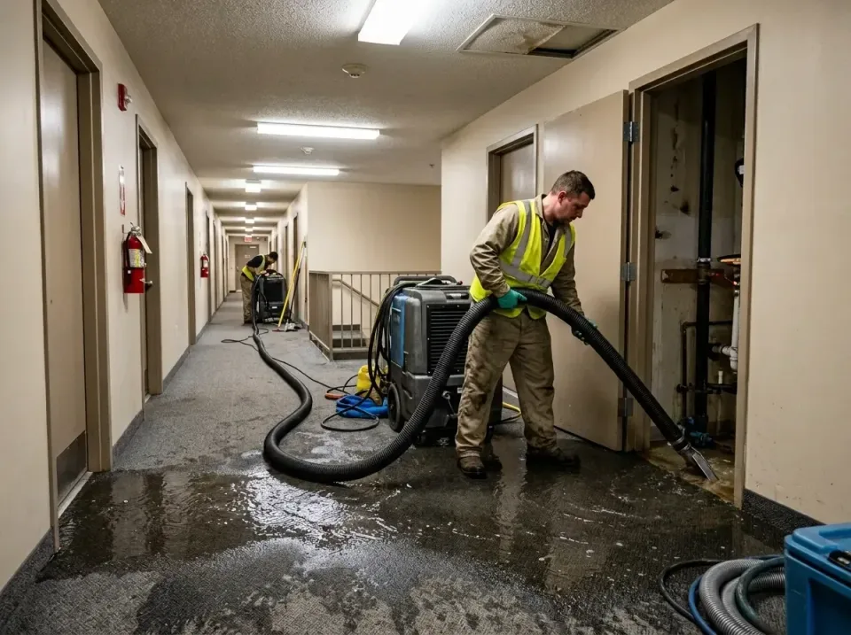 multi-unit-apartment-hallway-f-005 — frequently asked questions, Emergency Burst Pipe Water Extraction & Removal in Thatcher…